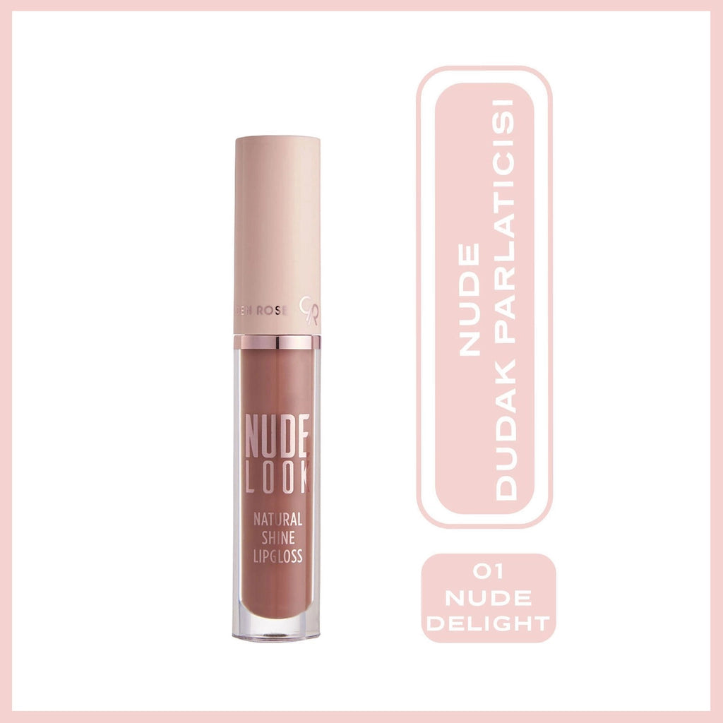 Golden Rose Nude Look Natural Shine Lipgloss No:04