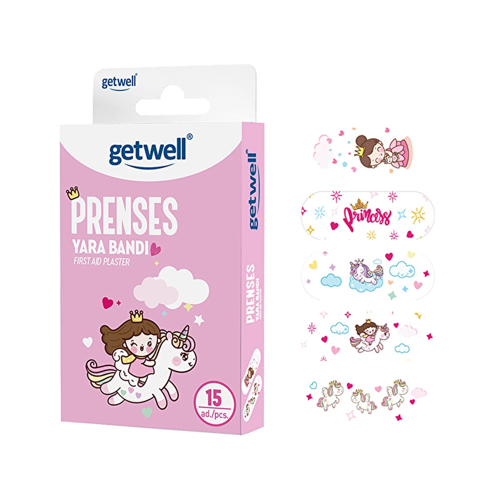 Getwell Princess Band-Aid 15-pack