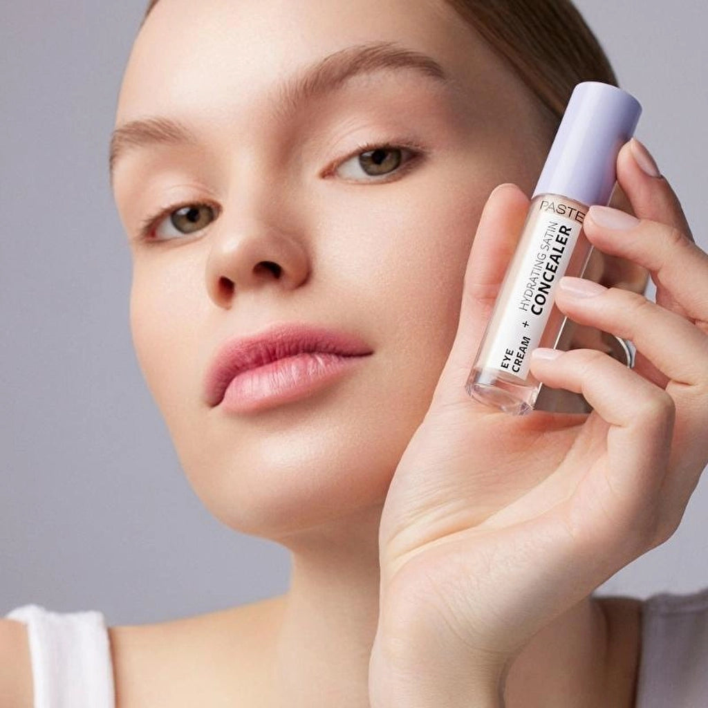 Pastel Makeup To Skincare Eye Cream + Hydrating Satin Concealer - Eye Cream + Under Eye Concealer 64 Medium Light