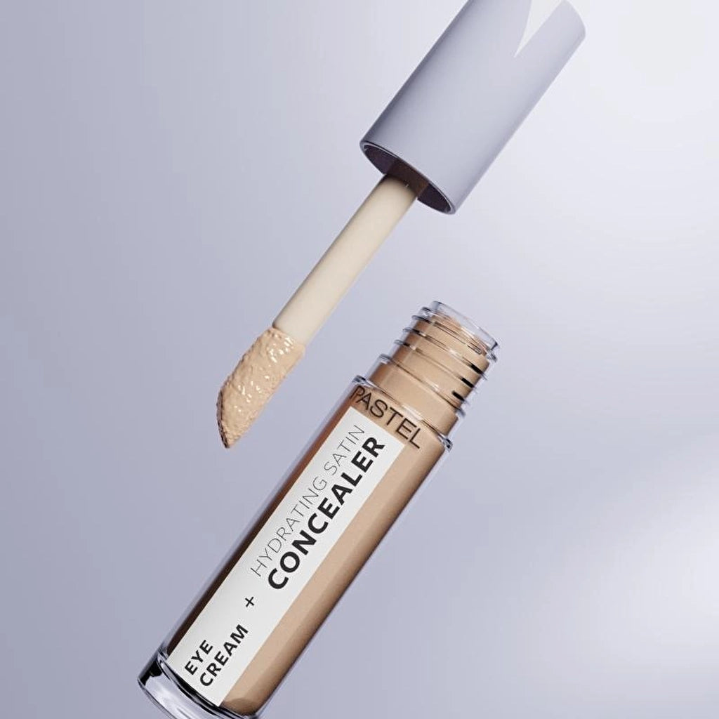 Pastel Makeup To Skincare Eye Cream + Hydrating Satin Concealer - Eye Cream + Under Eye Concealer 66 Deep Medium