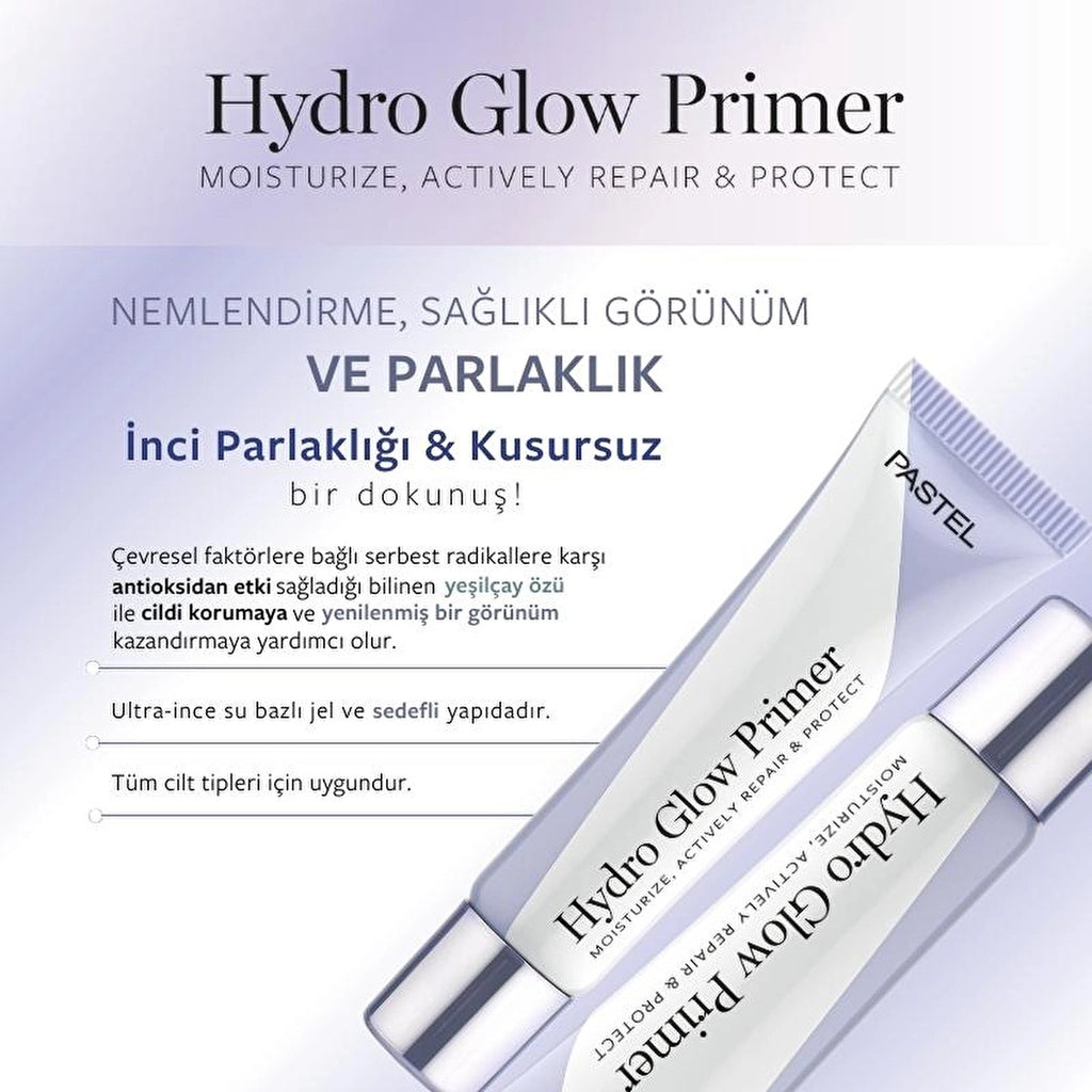 Pastel Makeup To Skincare Hydro Glow Primer - Illuminating and Moisturizing Makeup Base