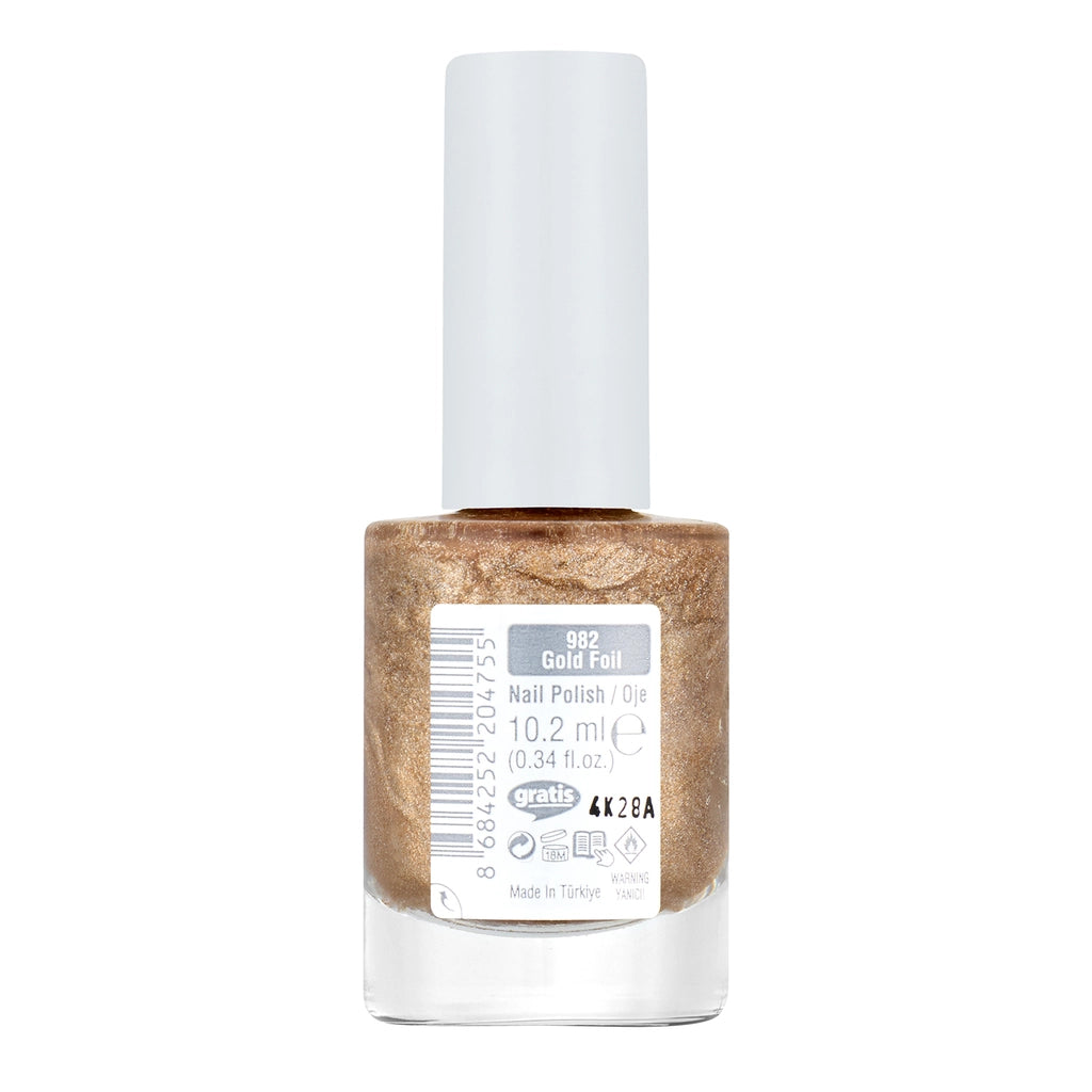 Beaulis Paint It Nail Polish 982 Gold Foil
