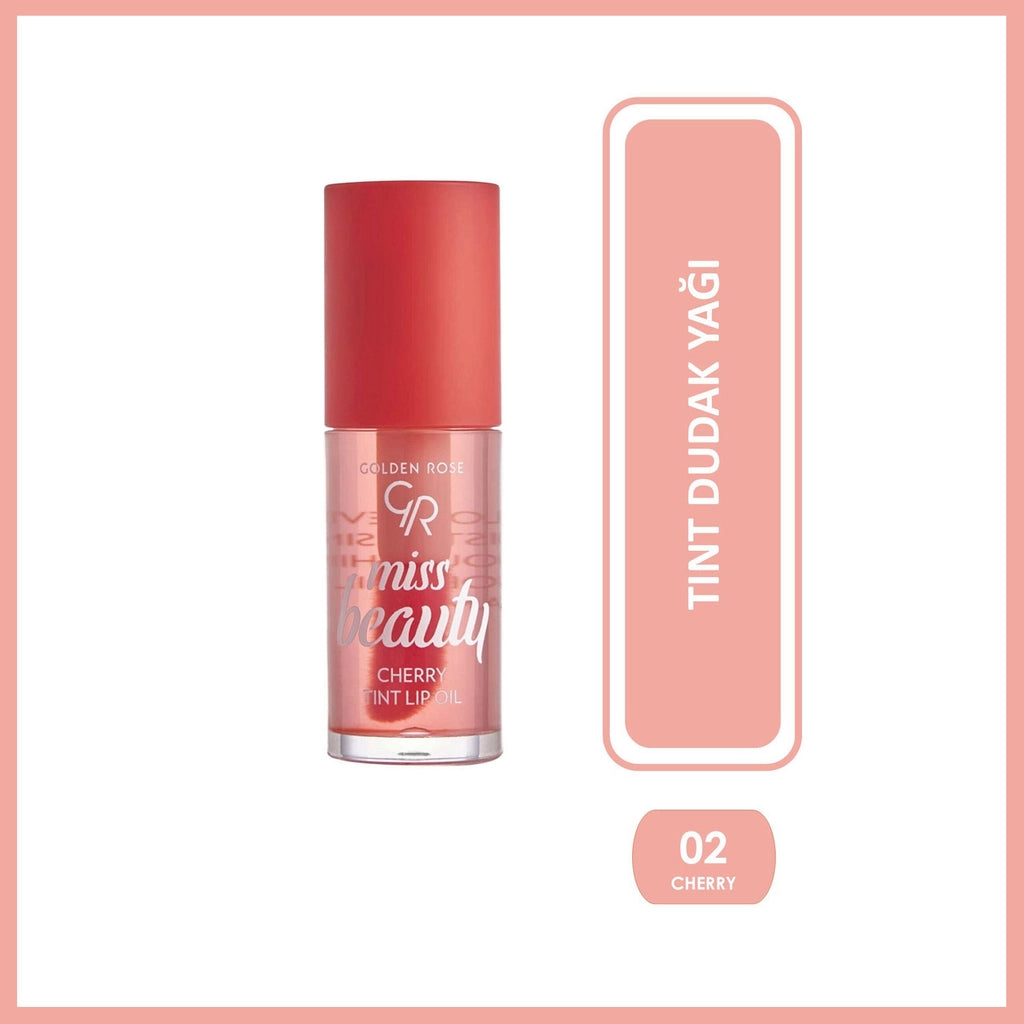 Golden Rose Miss Beauty Tint Lip Oil Lip Gloss Strawberry