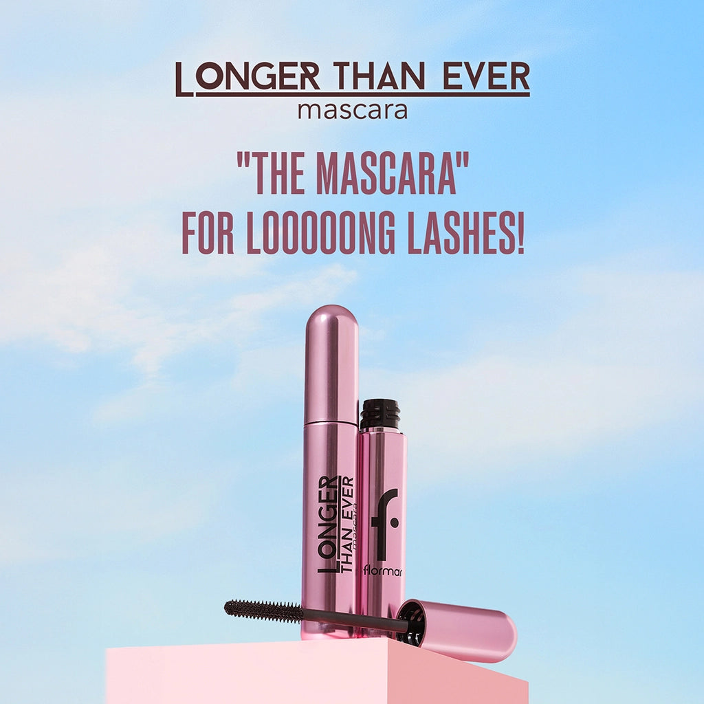 Flormar Longer Than Ever Eyelash Extension Effective Nourishing Mascara 001 Black