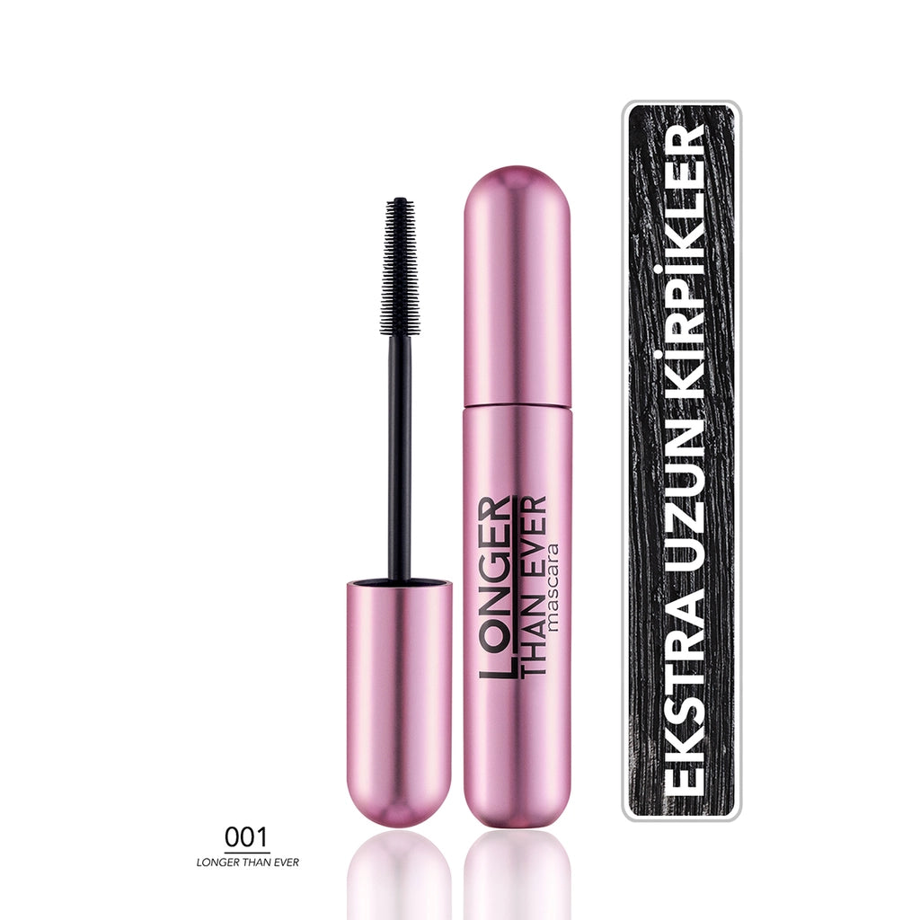 Flormar Longer Than Ever Eyelash Extension Effective Nourishing Mascara 001 Black