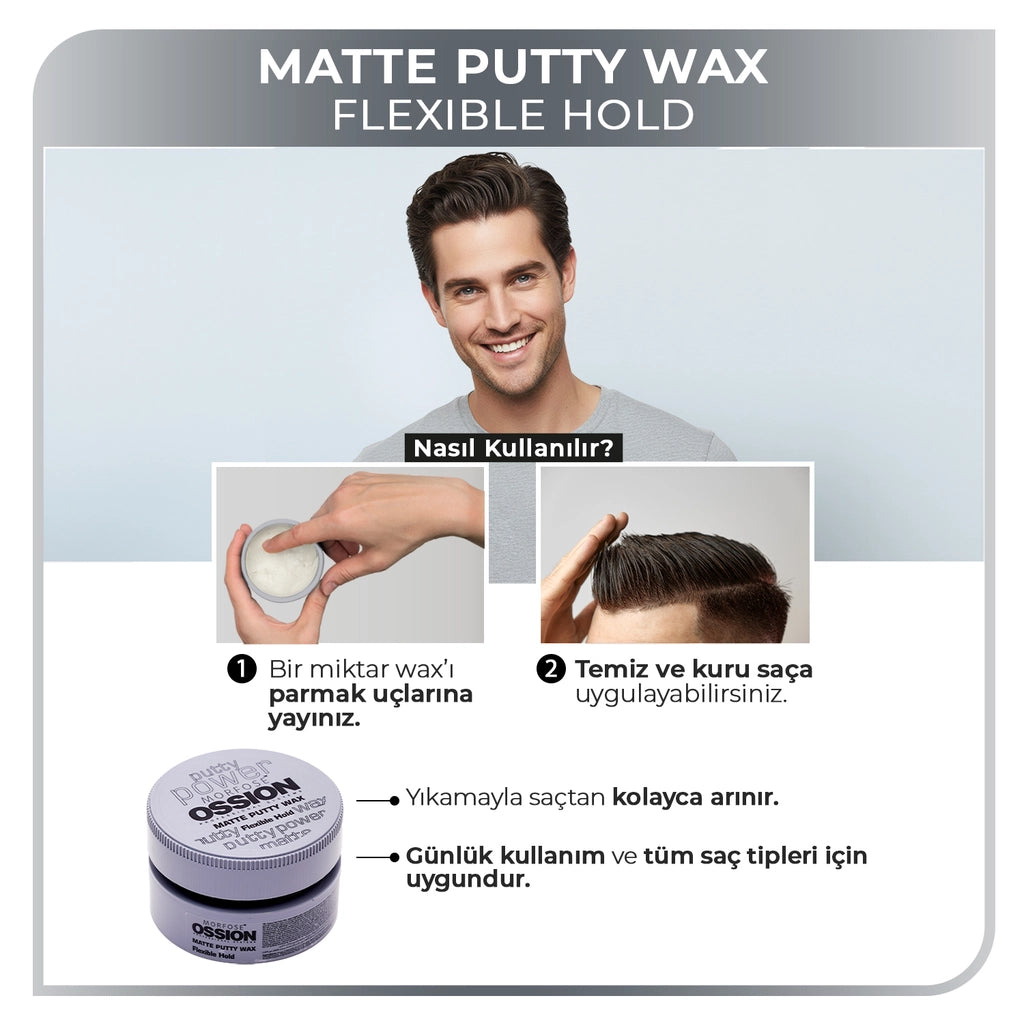 Morfose Ossion Matte Putty Wax 100 ml