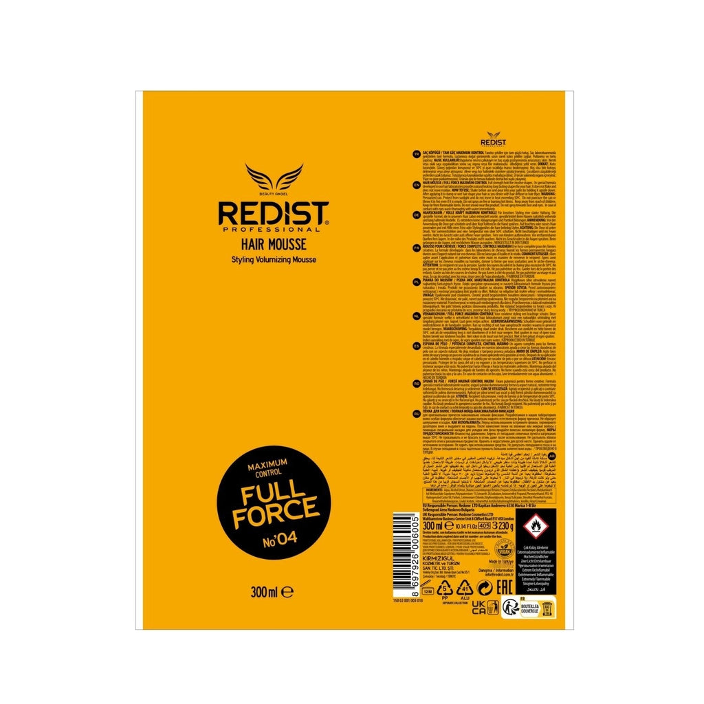 Redist Full Force Hair Mousse 300 ml