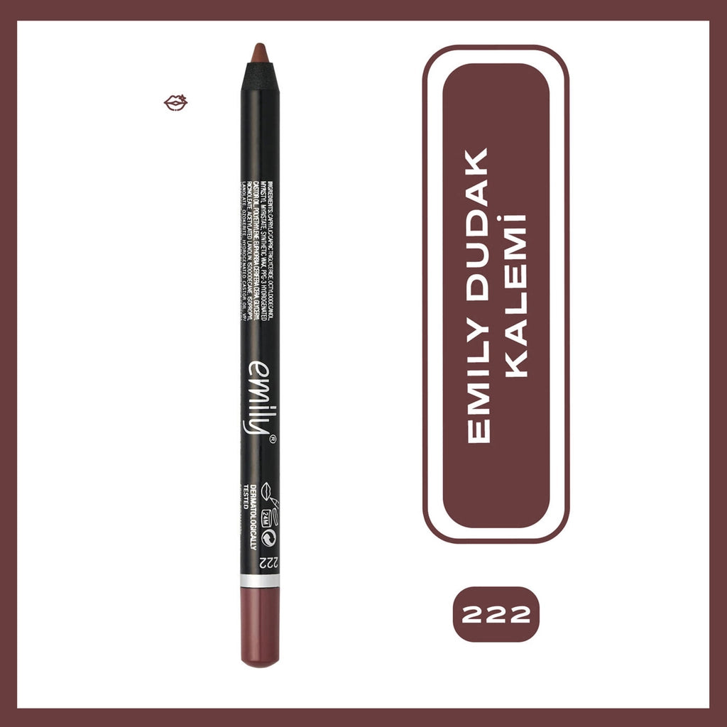 Emily Long Lasting Lip Pencil Lip Pencil 222