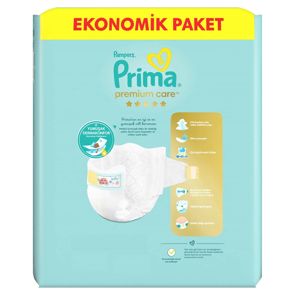 Prima Pampers Baby Diapers Premium Care Number 1 70 Pieces Newborn Economic Package
