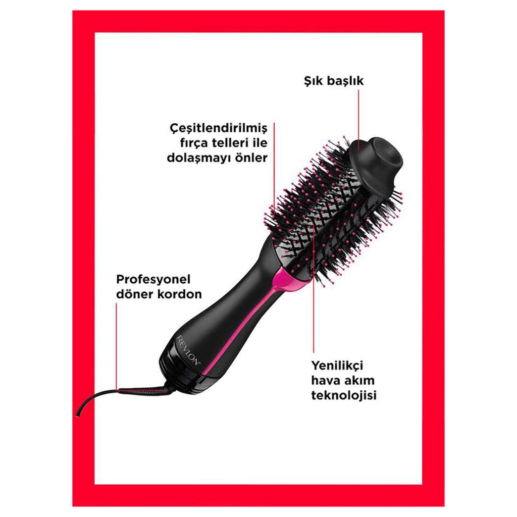 Revlon One Step Volumiser Hair Styler & Hair Dryer Black RVDR5222E