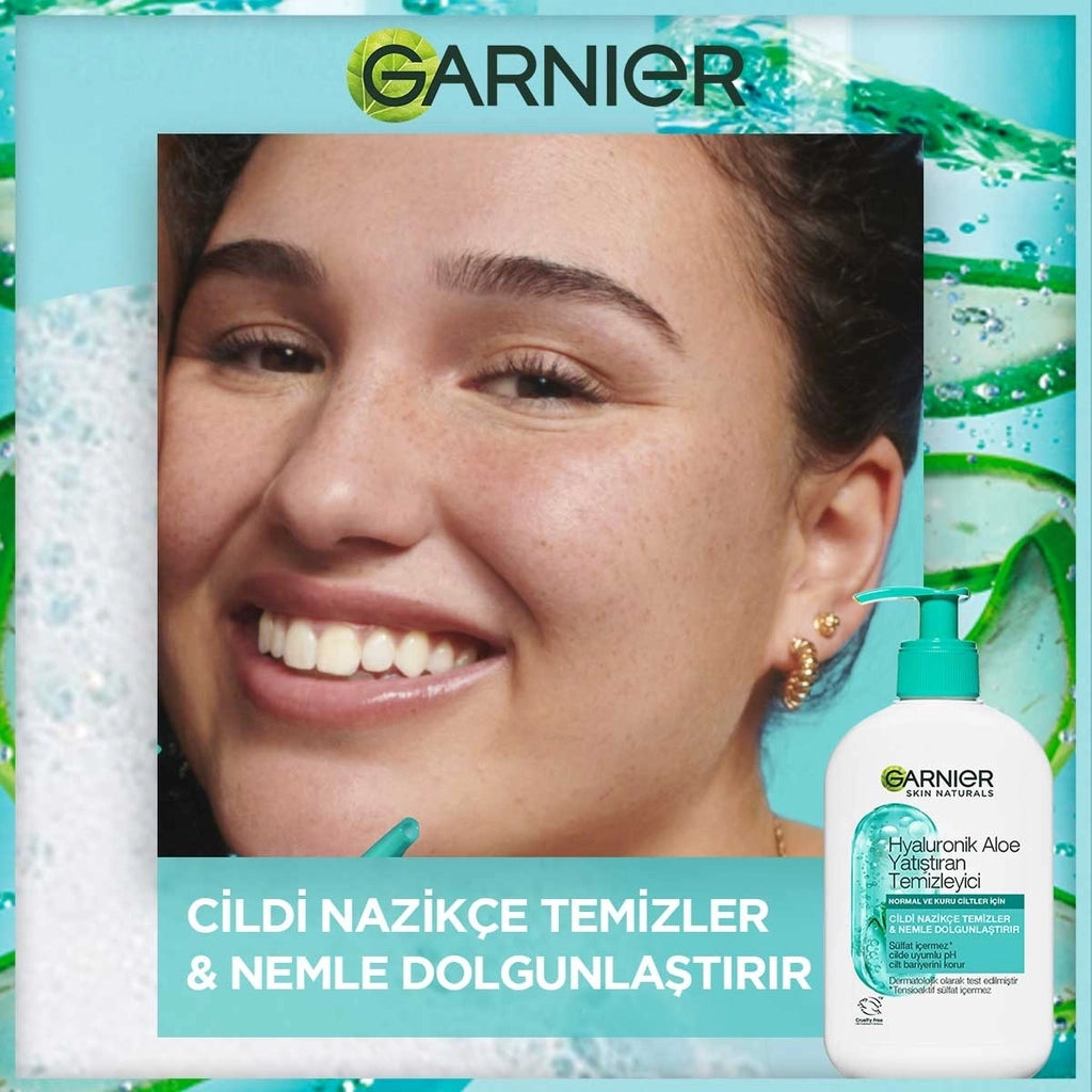 Garnier Hyaluronic Aloe Moisturizing and Soothing Cleanser 250 ml