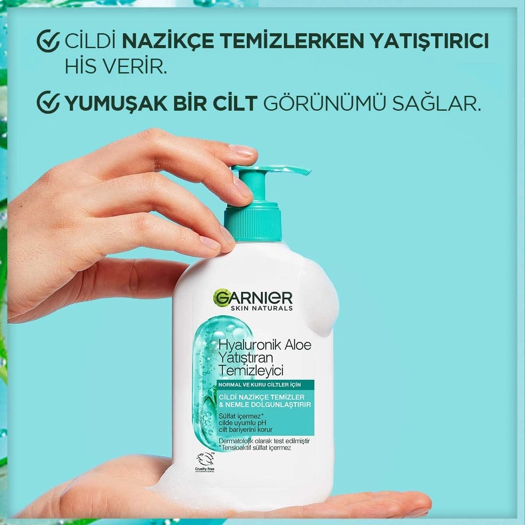 Garnier Hyaluronic Aloe Moisturizing and Soothing Cleanser 250 ml