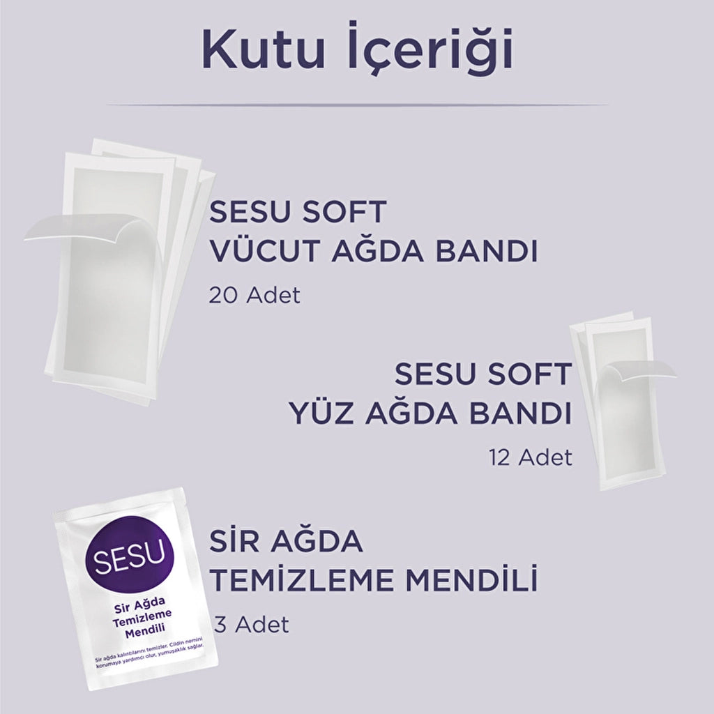 Sesu Soft Waxing Strips 32pcs