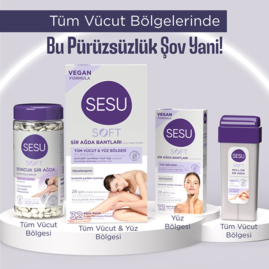 Sesu Soft Waxing Strips 32pcs