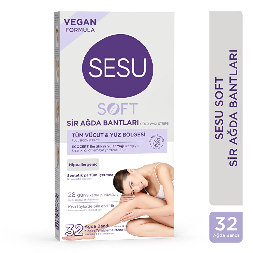 Sesu Soft Waxing Strips 32pcs