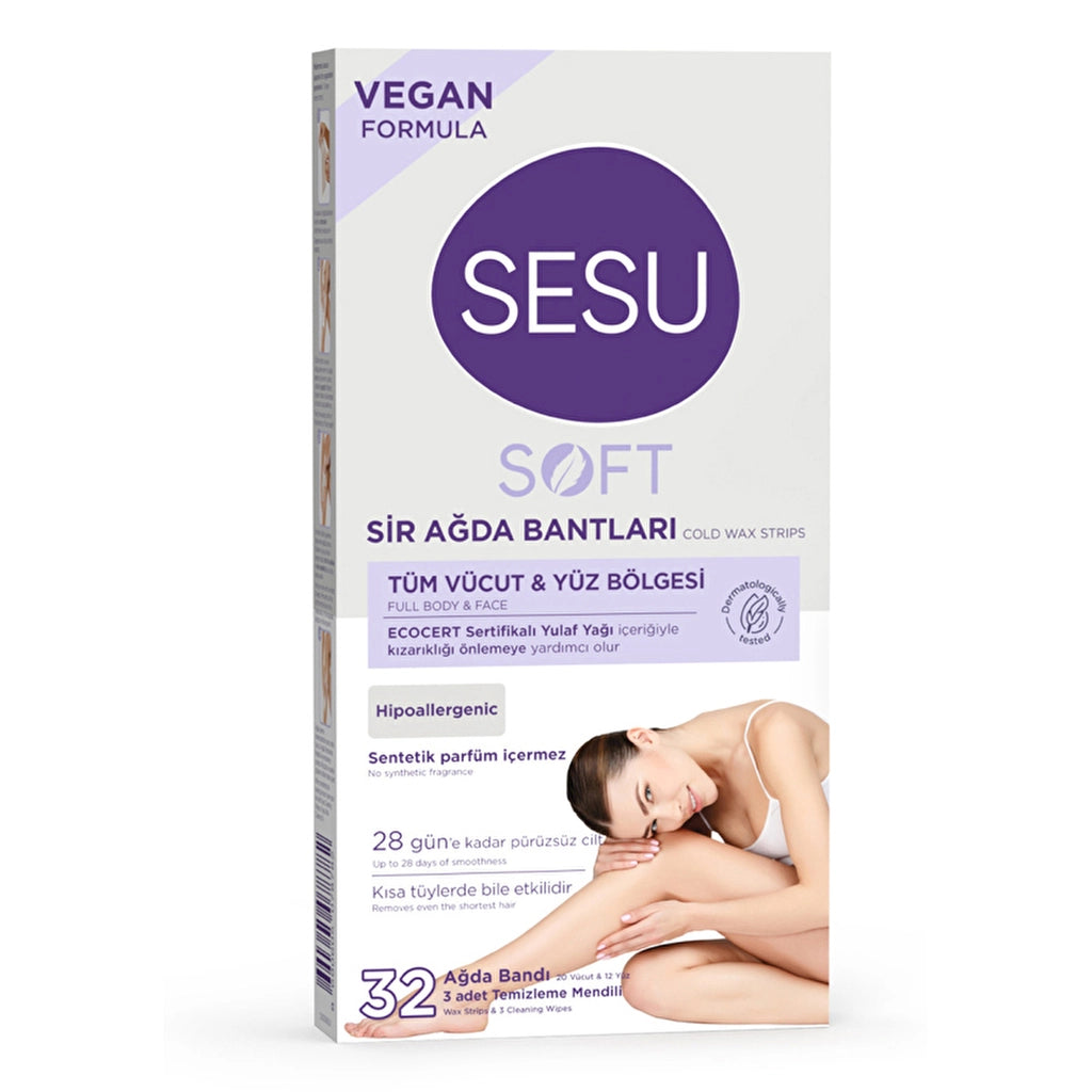 Sesu Soft Waxing Strips 32pcs