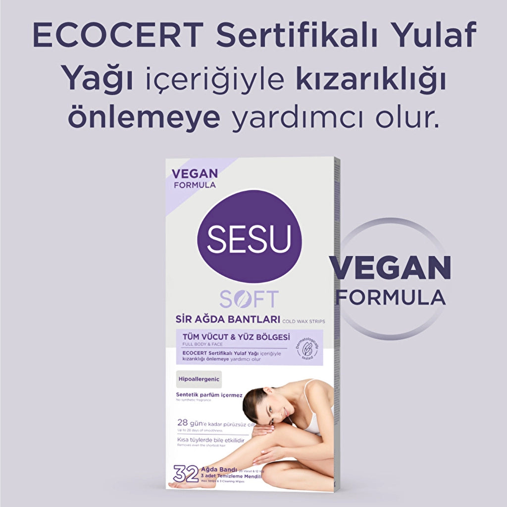 Sesu Soft Waxing Strips 32pcs