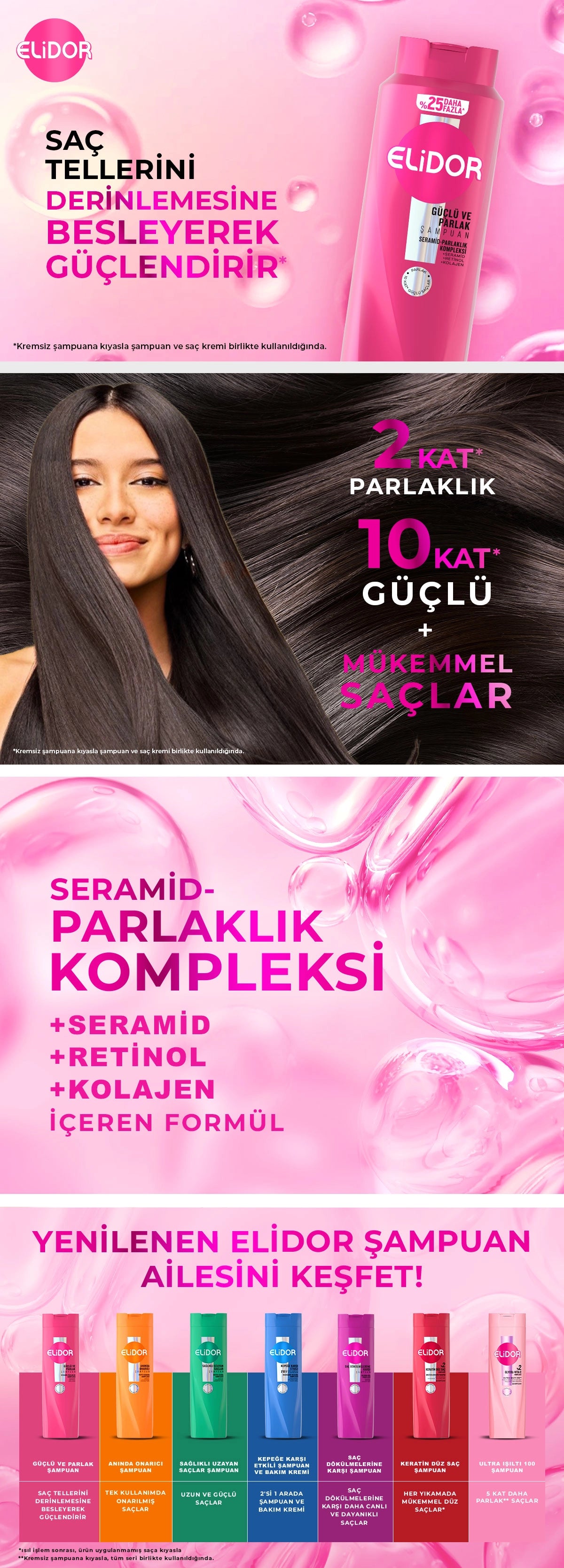 Elidor Superblend Shampoo Strong and Bright 500 ml