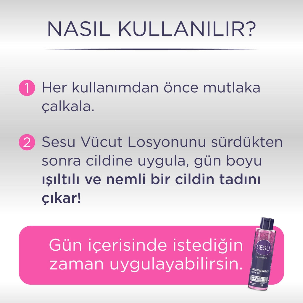 Sesu Glitter Body Oil 150 ml