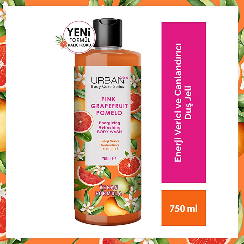 Urban Care Pink Grapefruit & Pomelo Revitalizing and Moisturizing Shower Gel 750 ml