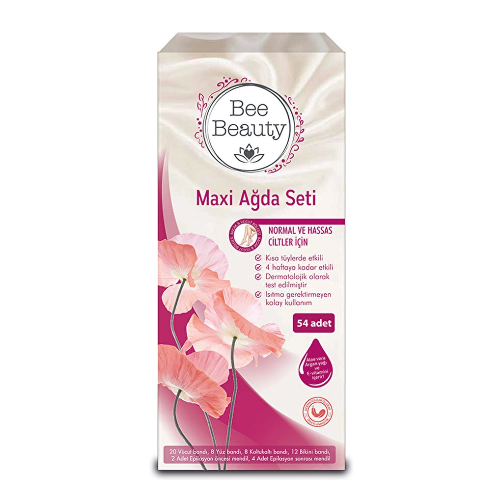 Bee Beauty Tape Wax Maxi Kit 54 Pcs