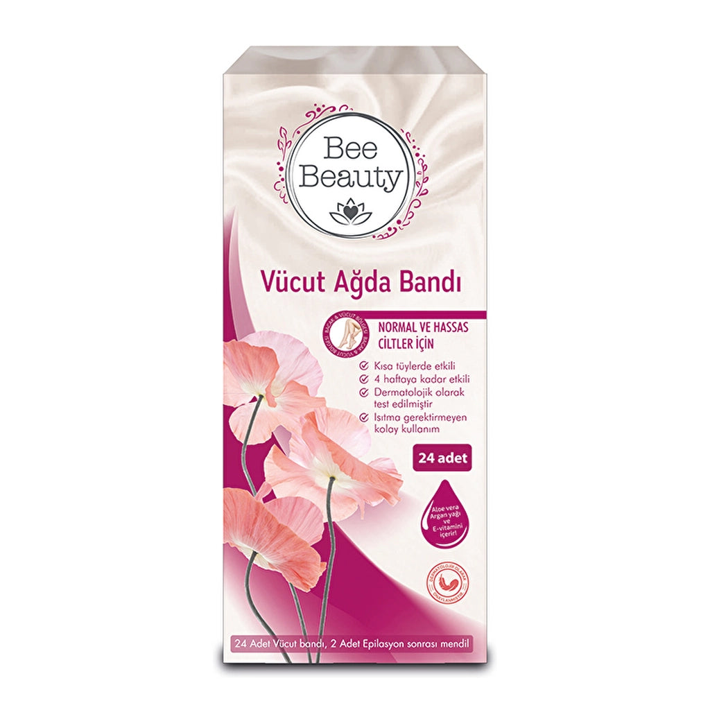 Bee Beauty Body Waxing Strips 24pcs