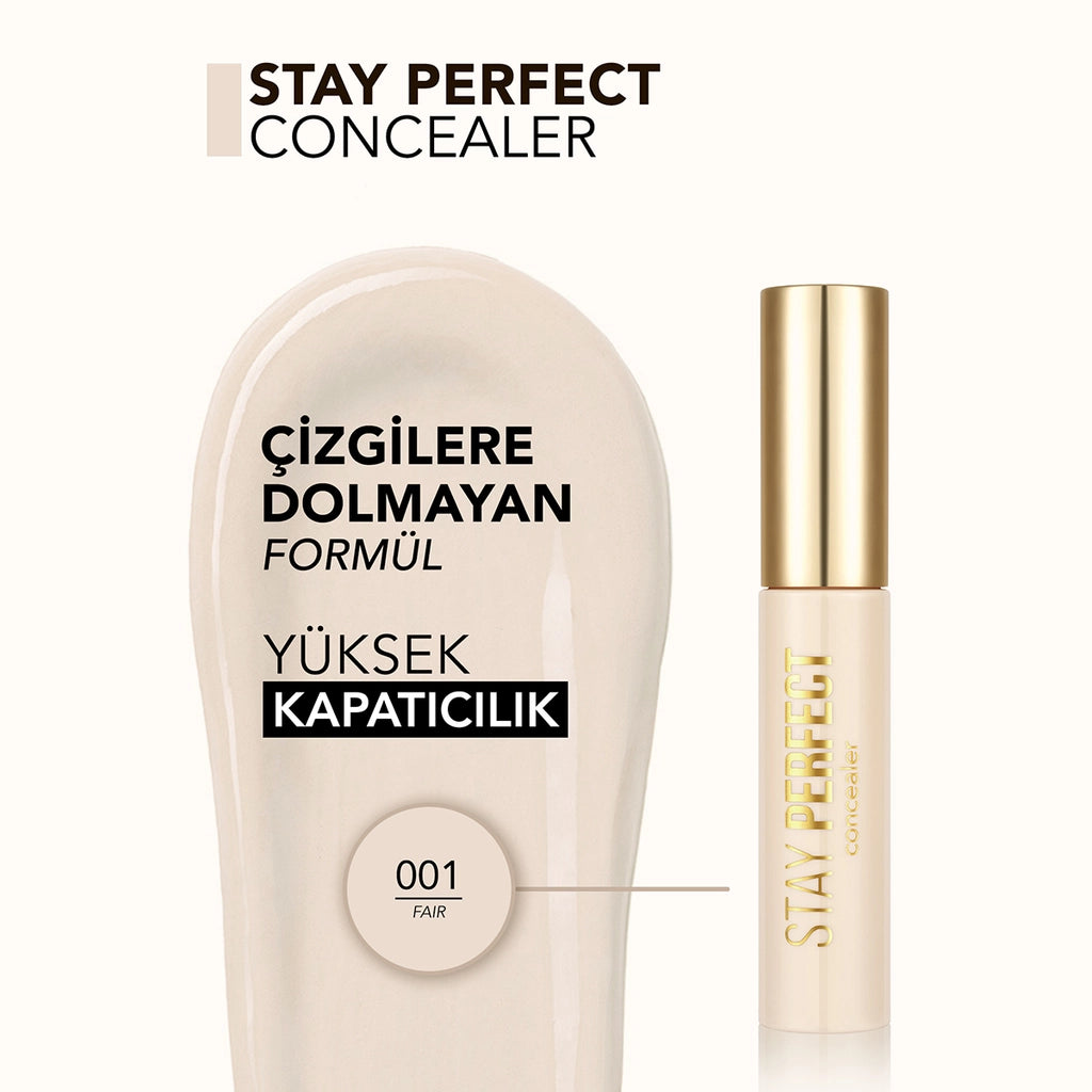 Flormar Stay Perfect Intensely Pigmented Concealer 001 Fair