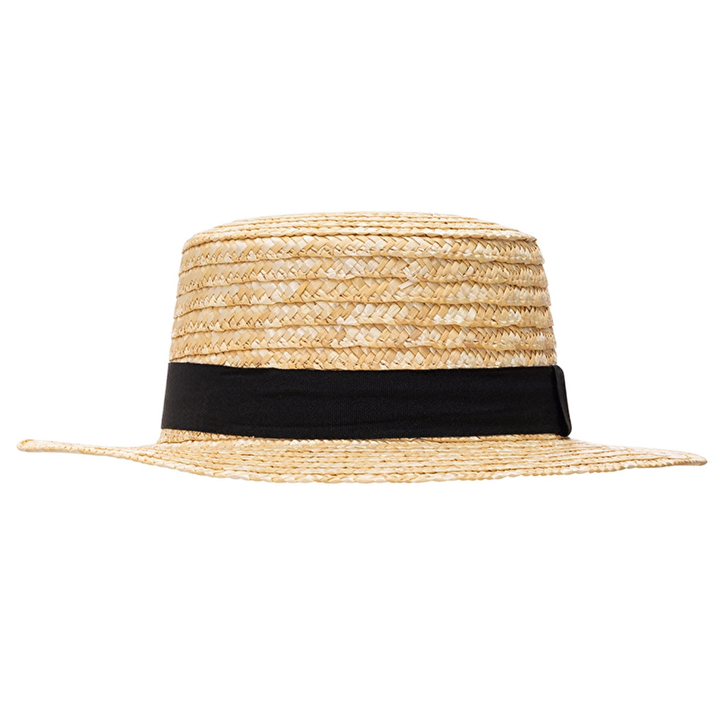 Eklips Flat Straw Hat Beige