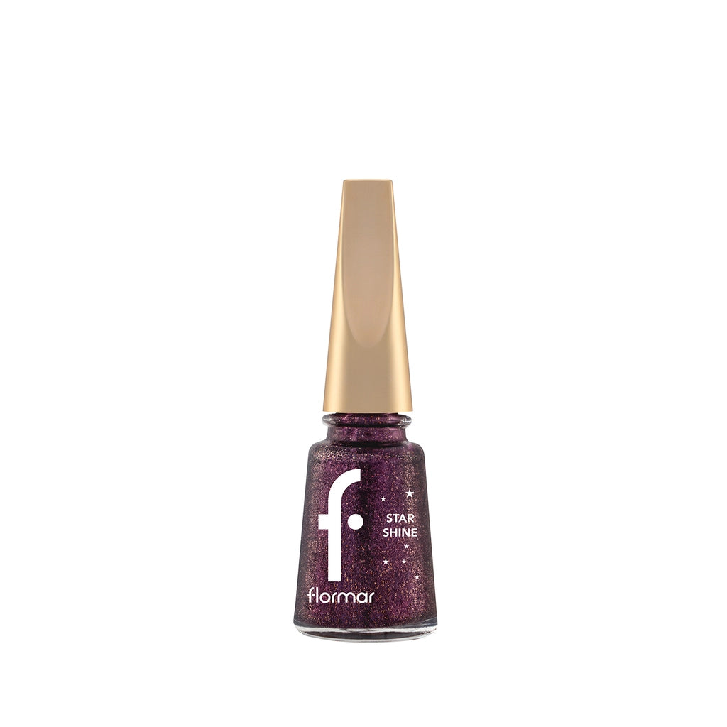 Flormar Star Shine Intensely Pigmented Metallic Look Nail Polish 022 Feel The Glamor