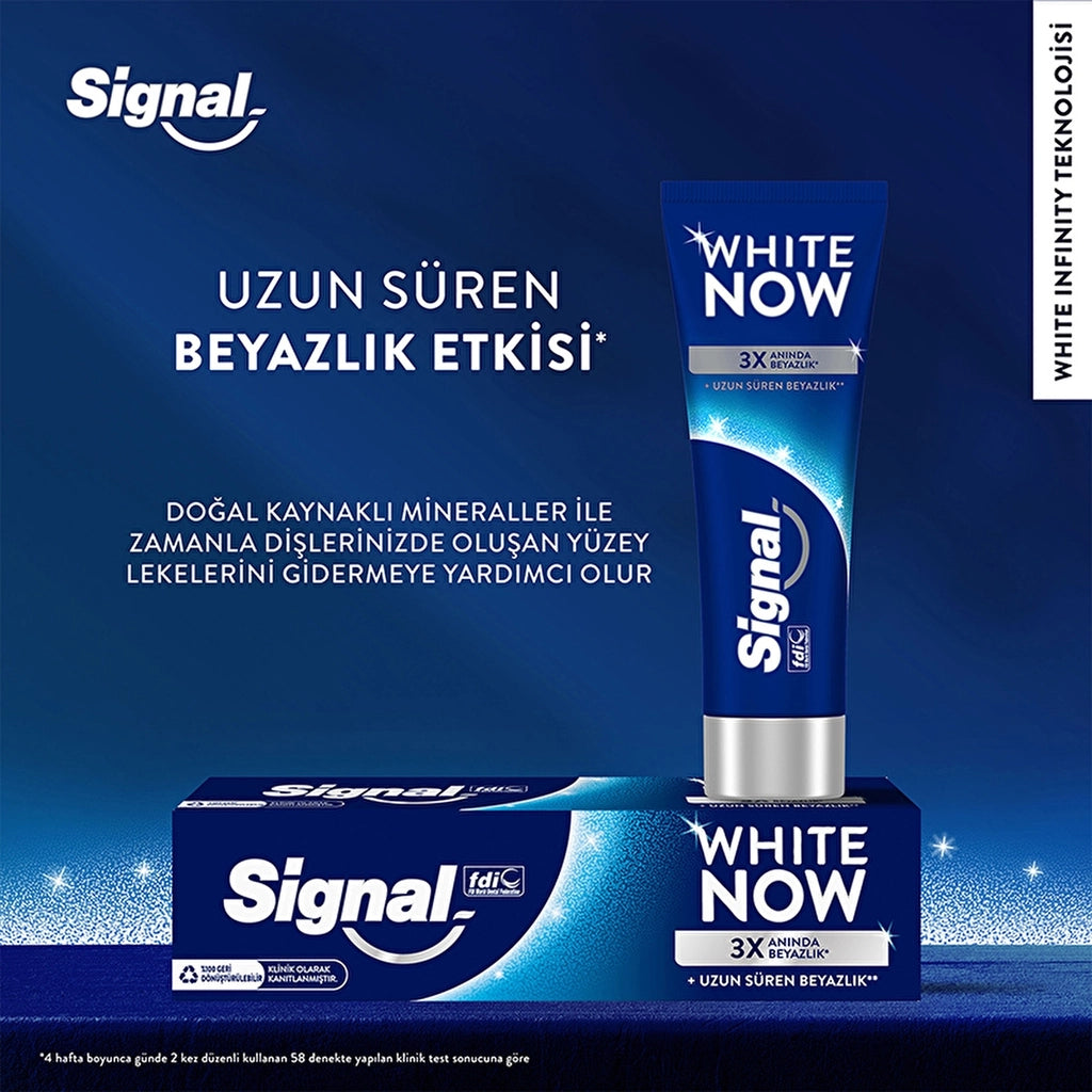 Signal White System Toothpaste 75 ml + White Now Original 75 ml