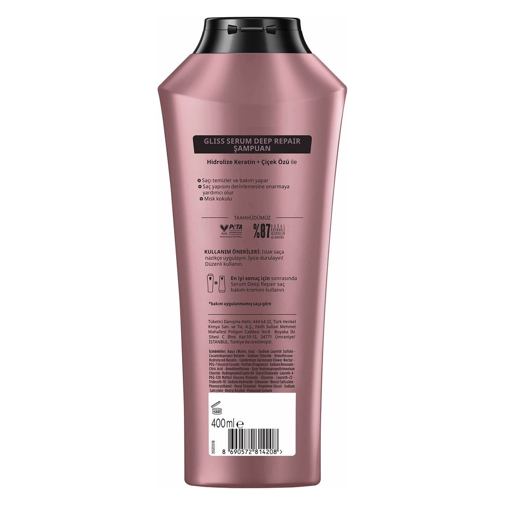 Gliss Serum Deep Repair Shampoo 400 ml