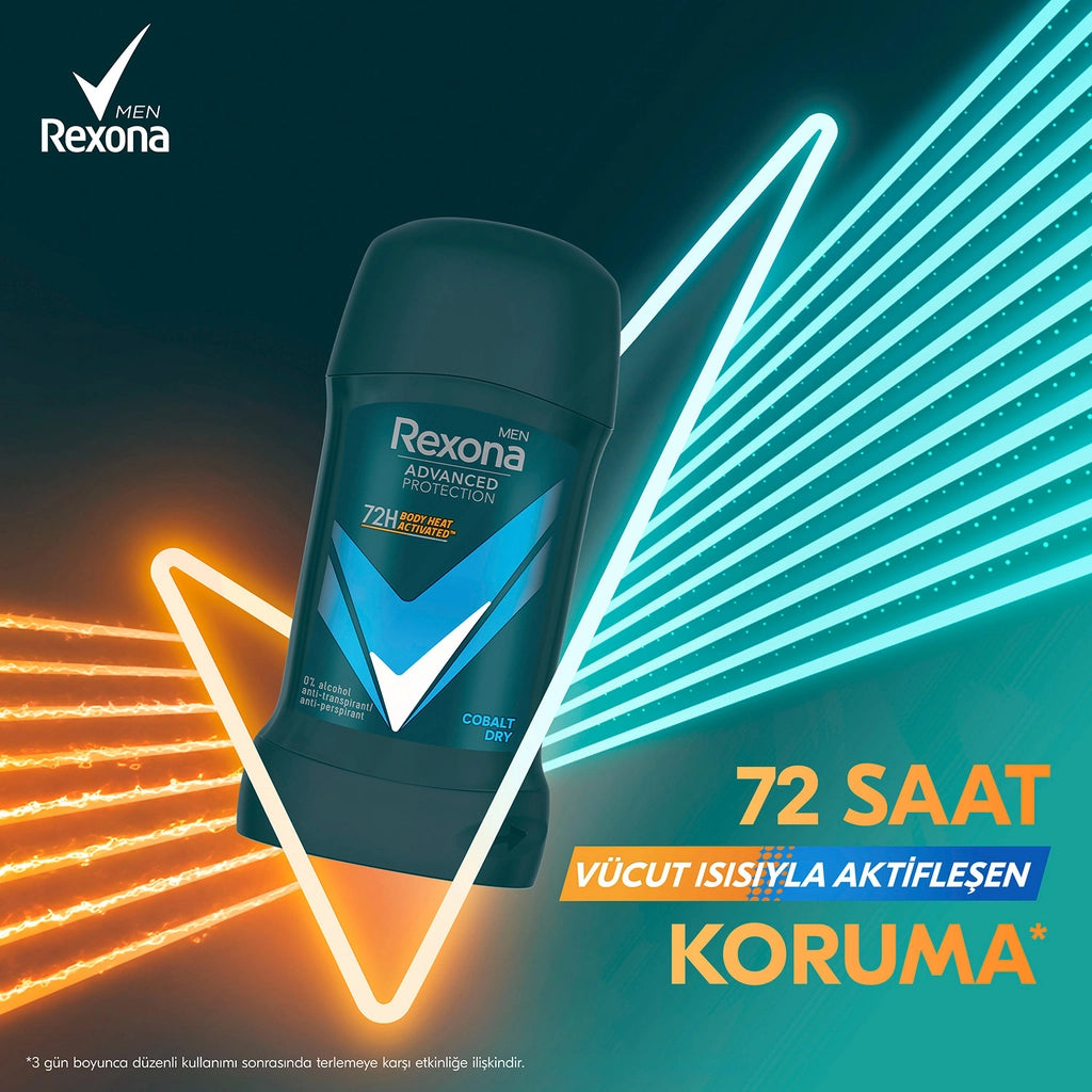 Rexona Men Male Stick Deodorant Cobalt Dry 50 ml