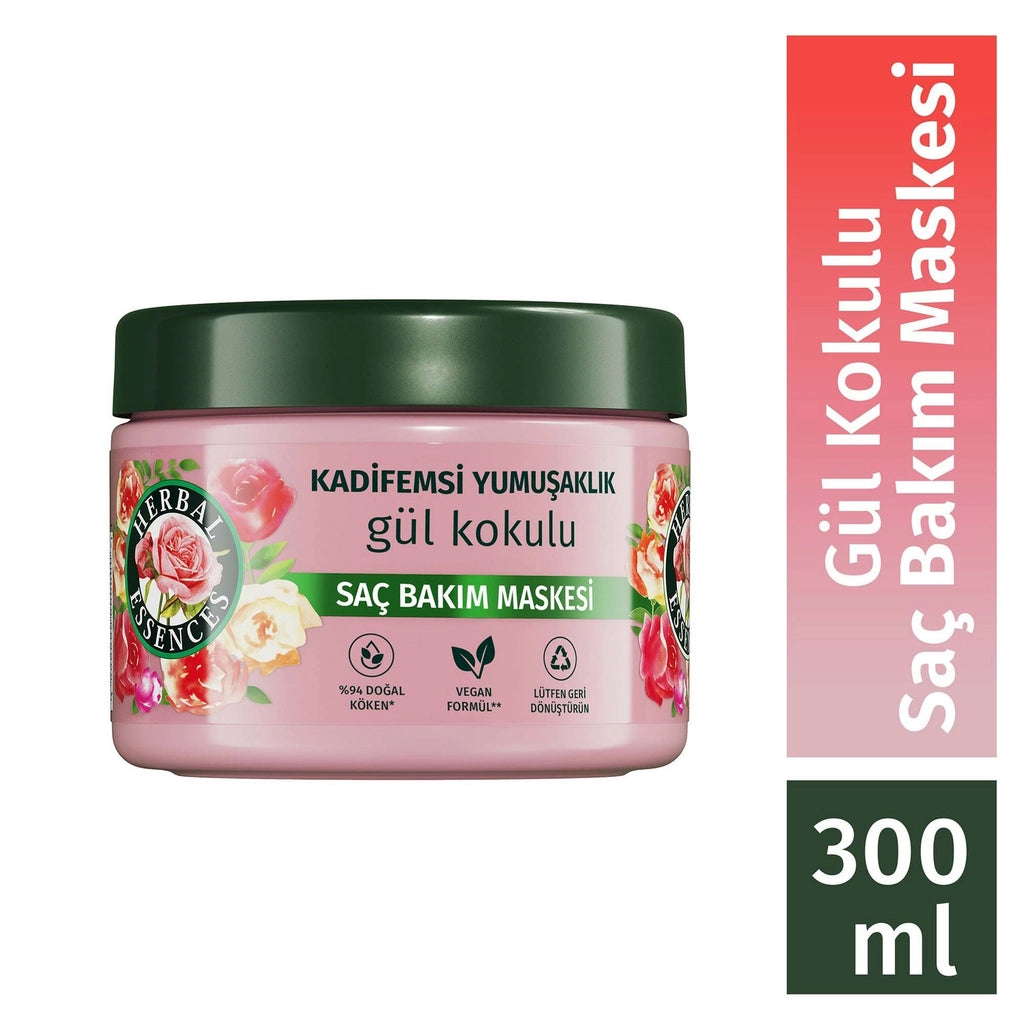 Herbal Essences Velvety Softness Rose Scented Hair Care Mask 300 ml