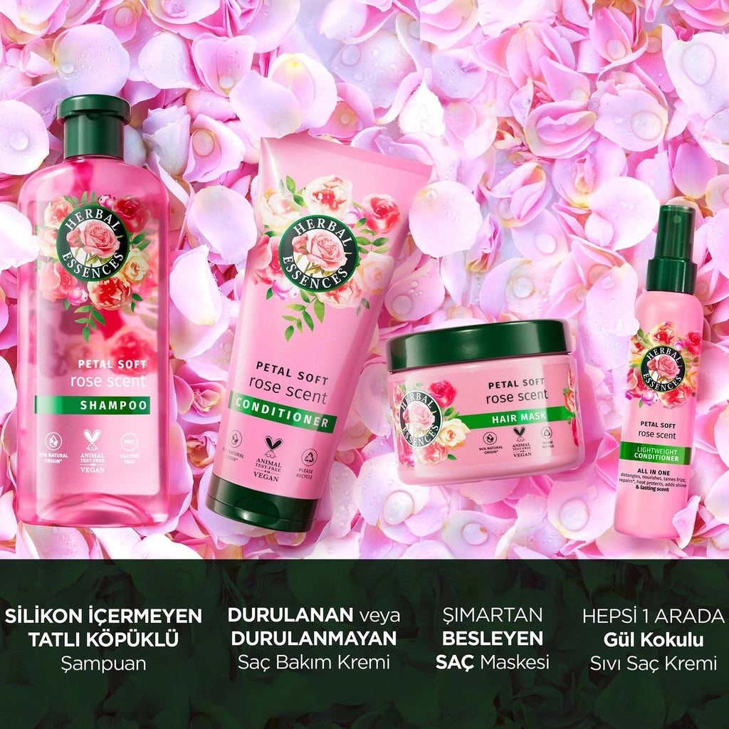 Herbal Essences Velvety Softness Rose Scented Hair Care Mask 300 ml