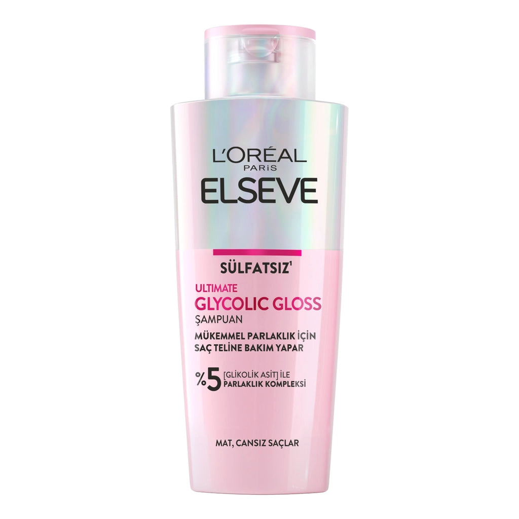 Loreal Paris Elseve Ultimate Glycolic Gloss Conditioning Shampoo for Perfect Shine 200 ml