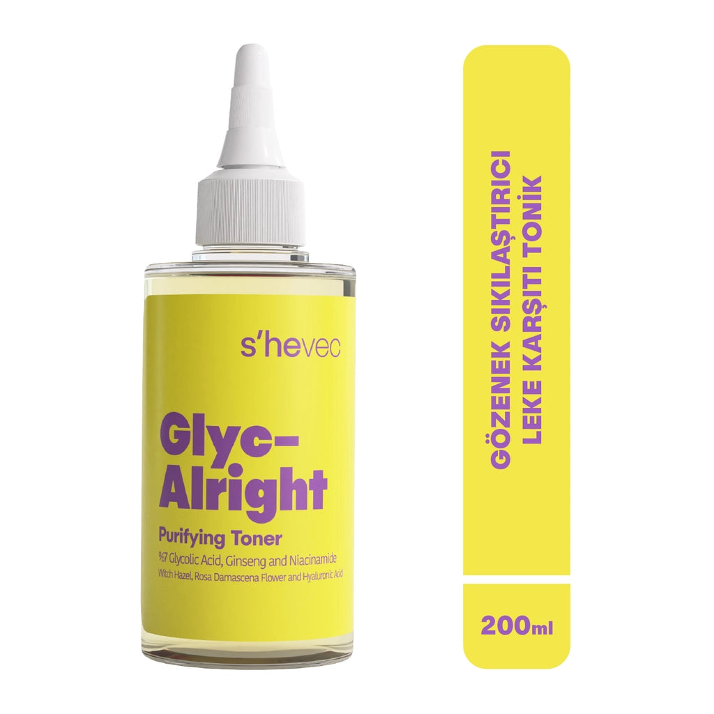 She Vec Glyc-Alright Pore Firming and Anti-Blemish Tonic 200 ml