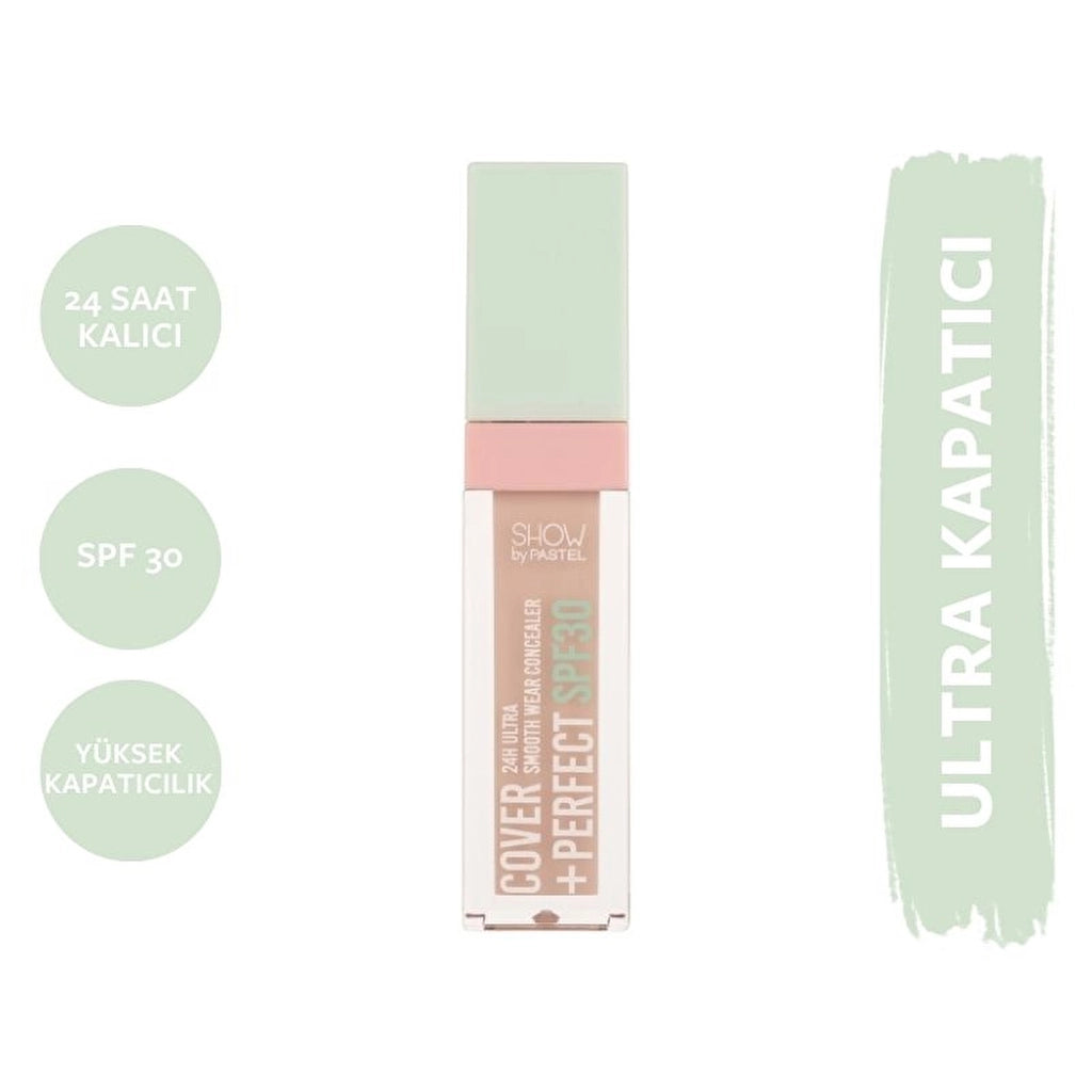 Show by Pastel Cover+Perfect Concealer SPF30 Ultra Concealer 302 Light Rose