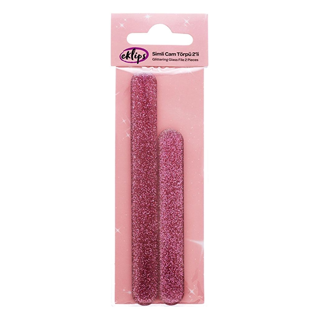 Eklips Glittered Glass Rasp Set of 2