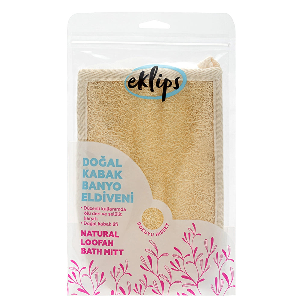 Eklips Natural Bath Scrub Glove Pumpkin