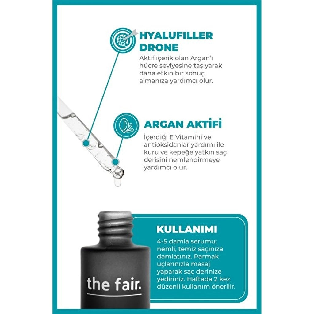 the fair. Drone-Targeted Hair Argan Serum 50 ml