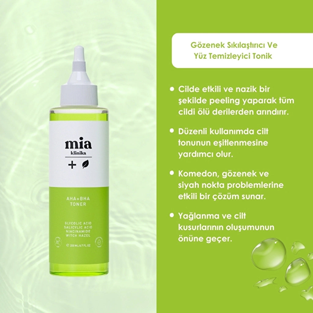 Mia Klinika Pore Firming and Facial Cleansing Tonic 200 ml