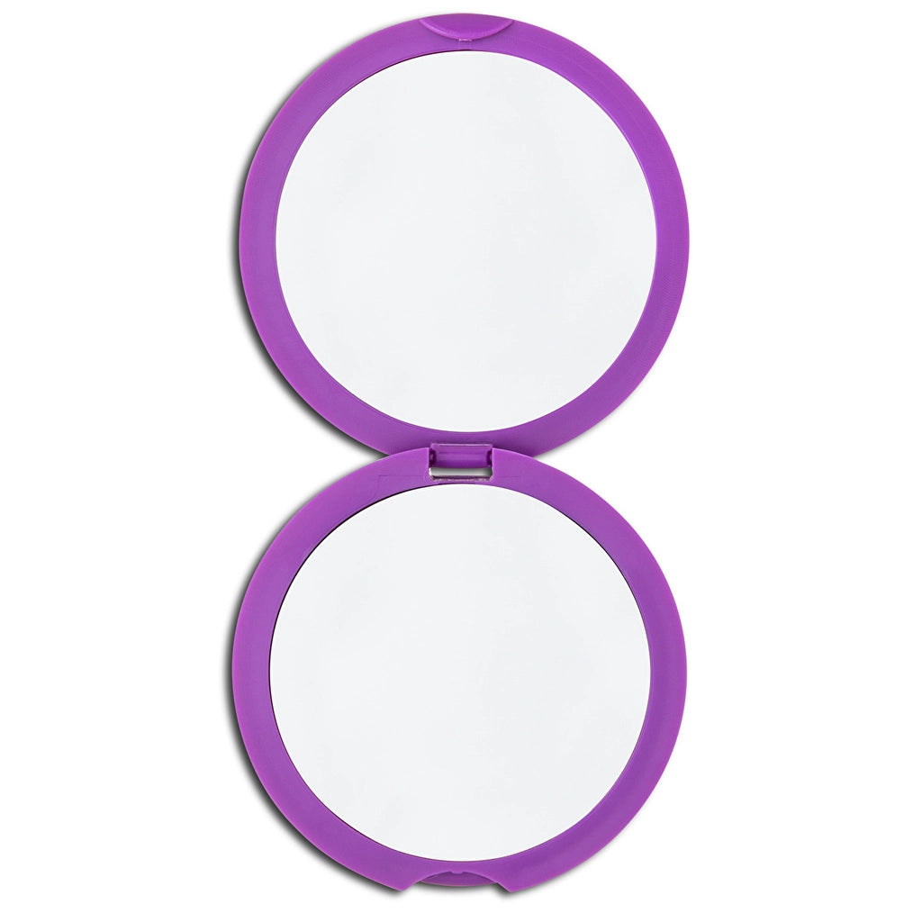 Eklips Purple Foldable Pocket Mirror and Comb