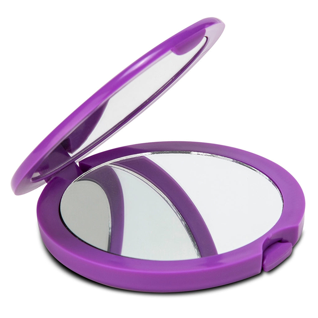Eklips Purple Foldable Pocket Mirror and Comb