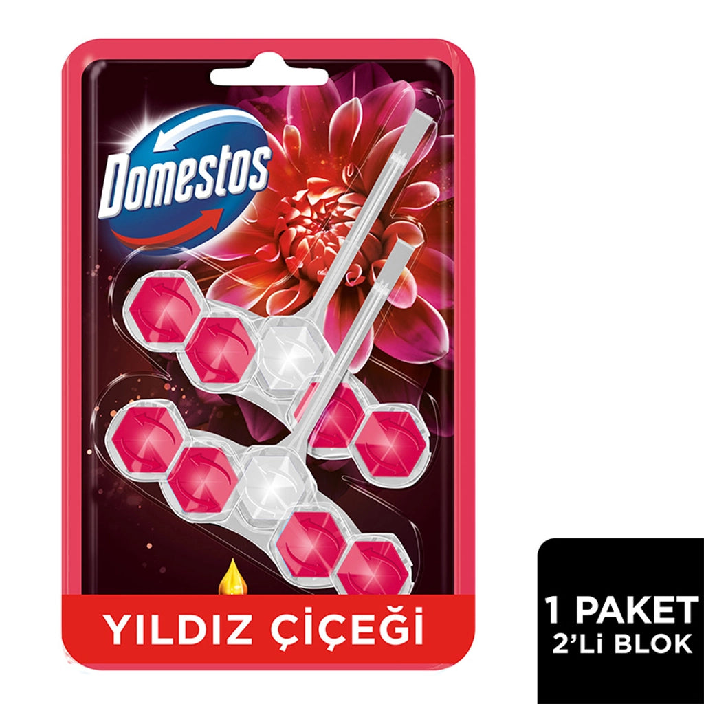 Domestos WC Block Dahlia & Dragon Fruit 2 x 50 gr