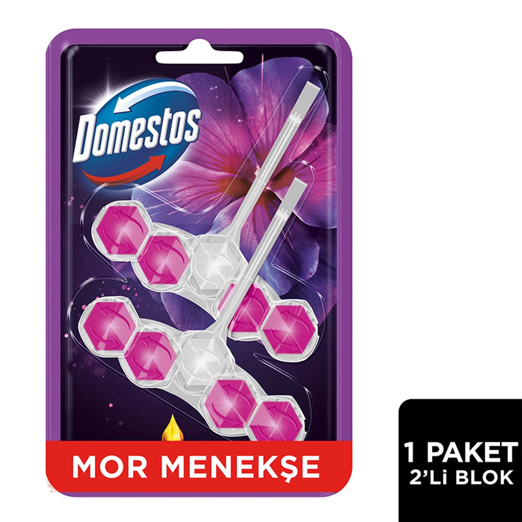 Domestos WC Block Purple Violet 2 x 50 gr