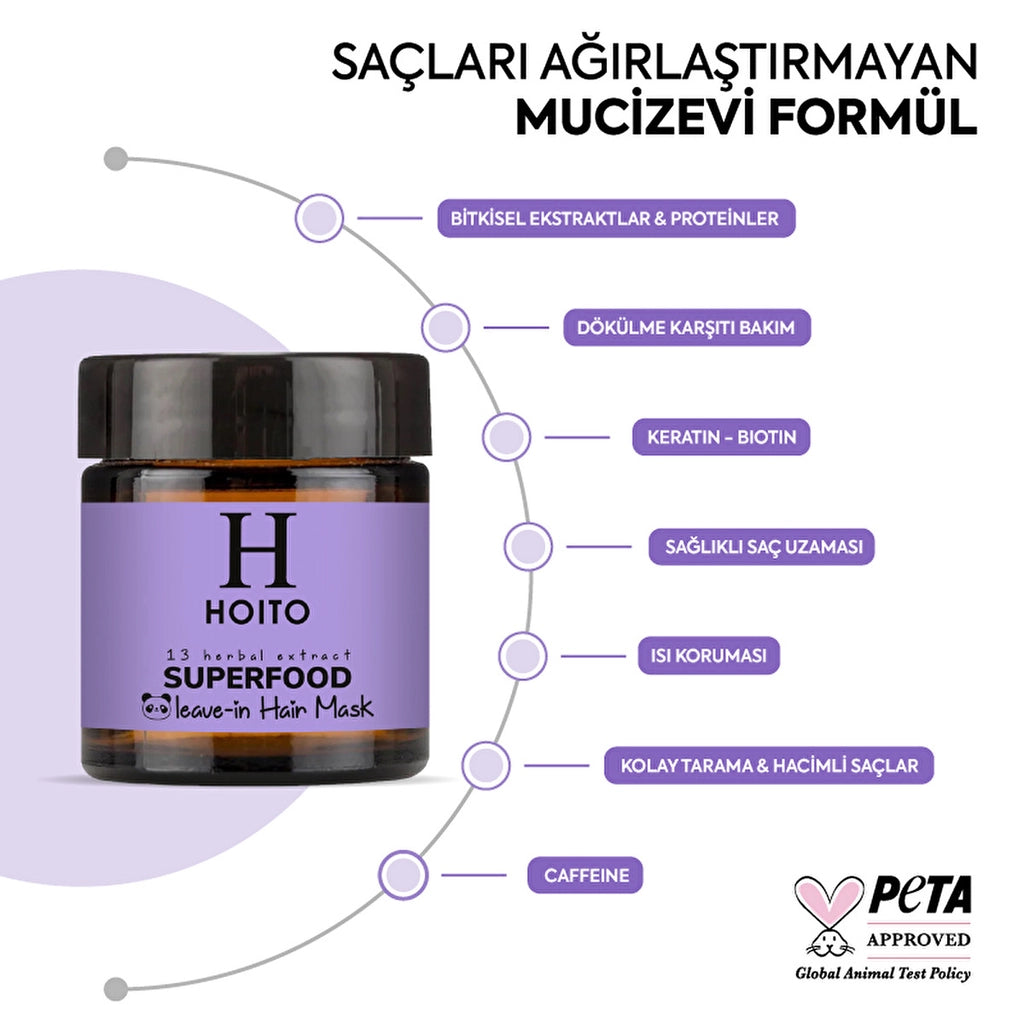 Hoito Superfood Leave-in Nourishing Leave-in Hair Care Mask 100 ml