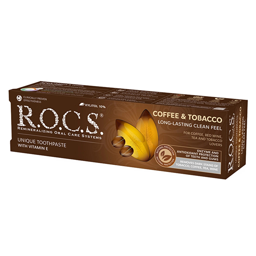 Rocs Coffee & Tobacco Anti-Stain Toothpaste 74 gr