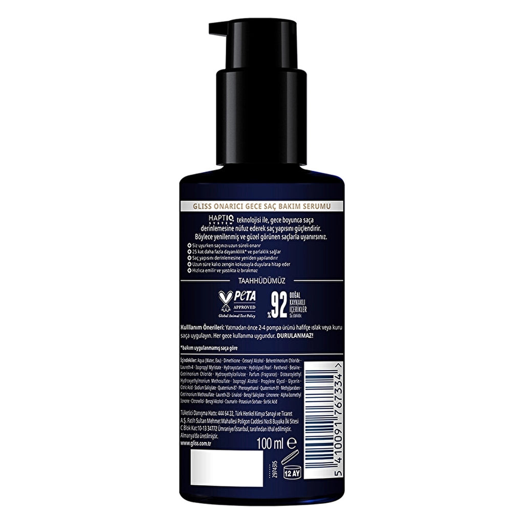 Gliss Night Elixir Repairing Night Hair Care Serum 100 ml