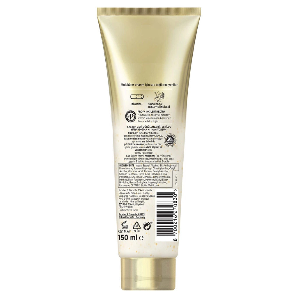 Pantene Pro-V Miracles Molecular Bond Repair Intensive Application Cure Pro-V with Nourishing Pearl 150 ml