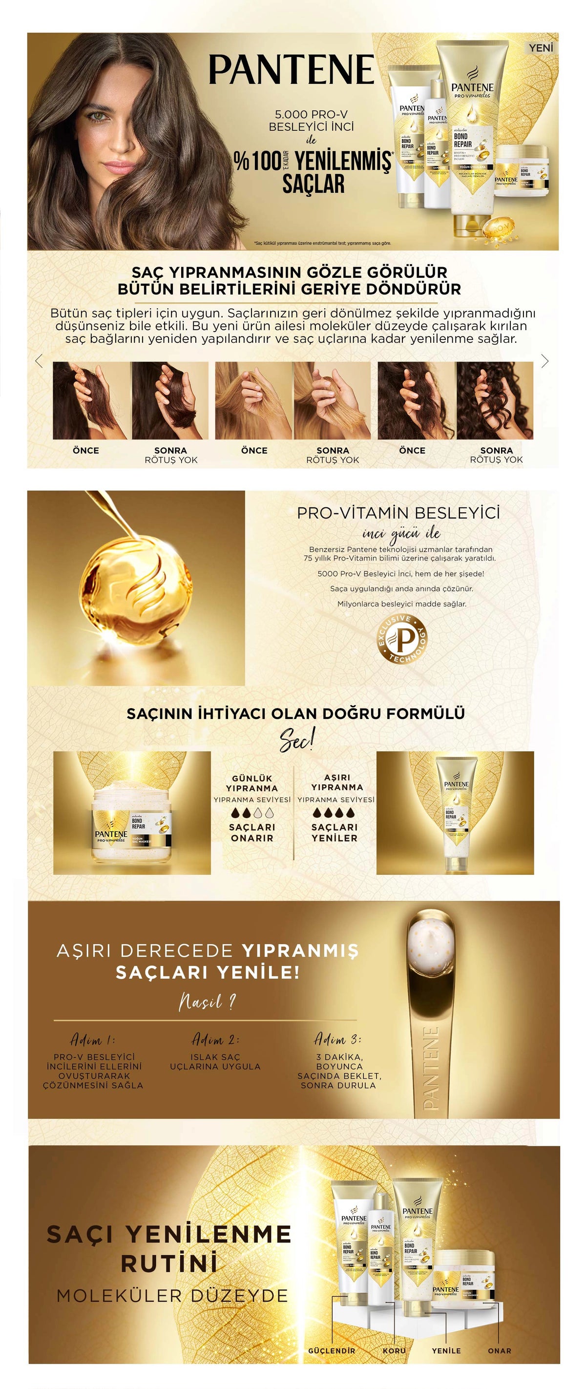 Pantene Pro-V Miracles Frizz No More Shampoo for Curly Hair 325 ml